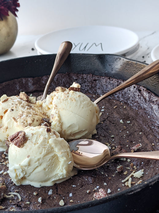 Gooey Skillet Brownie